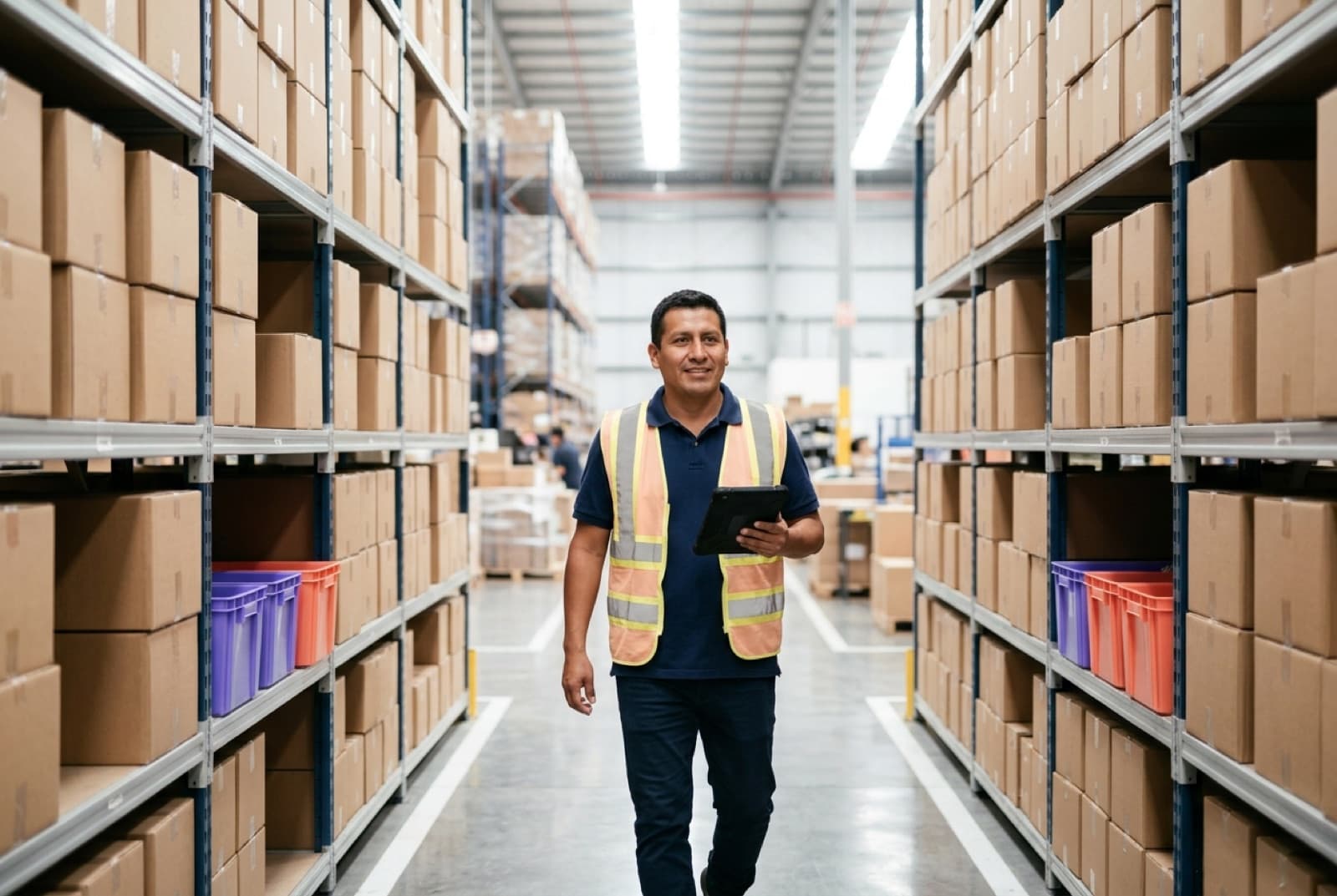 Almacén de una distribuidora industrial